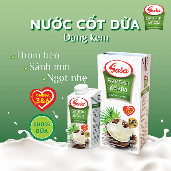 Nước cốt dừa dạng kem